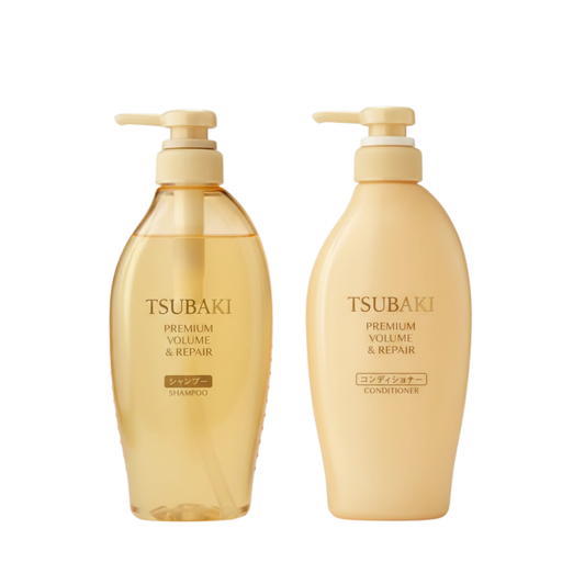 Tsubaki - Premium Volume & Repair Shampoo 1000ml + Conditioner 1000ml (Made in Japan)