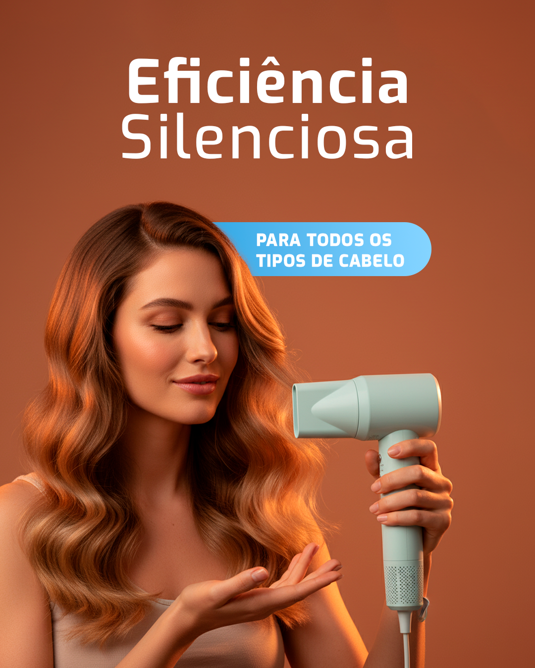 Bettdow AirLux Pro - Secador de Alta Velocidade com Íons Negativos, 1500W, 110.000 rpm